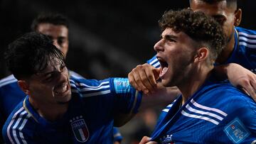 A late free-kick from 17-year-old Simone Pafundi set up a date with Uruguay in the u20 World Cup final.