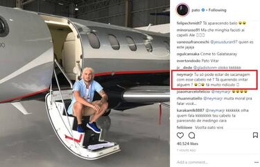 Neymar se mofa del nuevo look de Pato: "¡Está muy ridículo!"