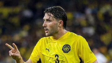 Facundo Garcés con Malasia.