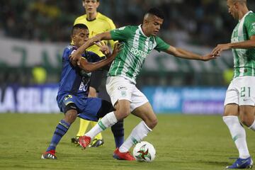 Atlético Nacional derrotó 1-0 a Alianza Petolera en el Atanasio por la fecha 14 de la Liga Águila. El único gol del partido lo marcó el delantero Omar Duarte. 