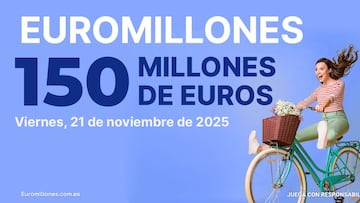 Euromillones: comprobar los resultados del sorteo de hoy, viernes 21 de noviembre