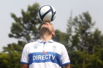 Así fue la presentación oficial de Santiago Silva en Universidad Católica 