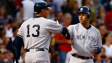 Alex Rodríguez y Derek Jeter