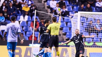Sergio Ramos of Monterrey during the 7th round match between Puebla and Monterrey as part of the Liga BBVA MX, Torneo Apertura 2025 at Cuauhtemoc Stadium, on August 29, 2025 in Puebla, Mexico.