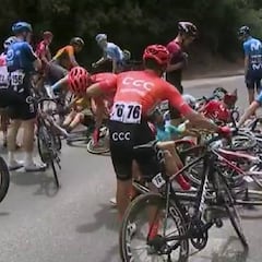 Valls sufre fractura del sacro por su caída en el Tour Down Under