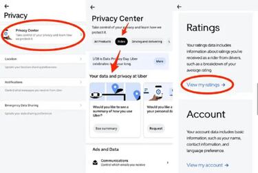 Cómo ver las notas que dejan de ti los conductores de uber
