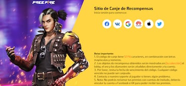 Free Fire | Códigos de hoy sábado 28 de enero de 2023: recompensas gratis