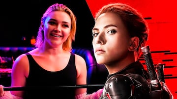 Florence Pugh contorsionista Scarlett Johansson Viuda Negra