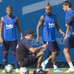 El Barça empieza 2020 con el 'caso Vidal' abierto