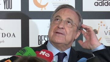 Florentino y el fichaje de Neymar: "Lo pienso y luego contesto"