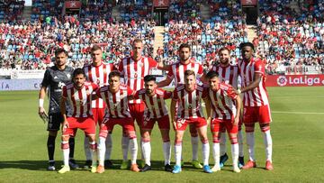 El Almería en el estadio de los Juegos del Mediterráneo.