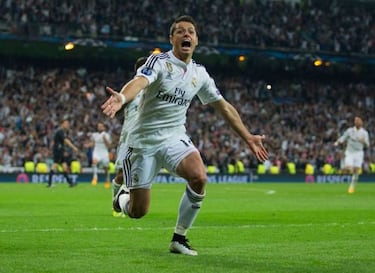 Las rachas goleadoras de Chicharito en ligas europeas