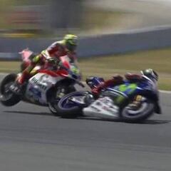 Iannone tira a Lorenzo y vuelve a estar en el centro de la polémica