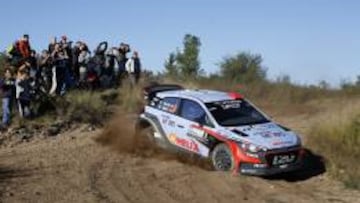 Dani sordo sufrió problemas con el embrague en Argentina.