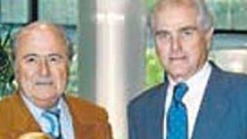 Blatter y Calderón se verán hoy.