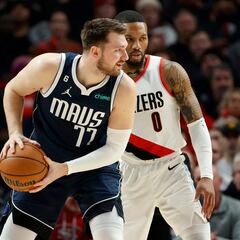 Luka Doncic paga los continuados esfuerzos en su visita a Portland