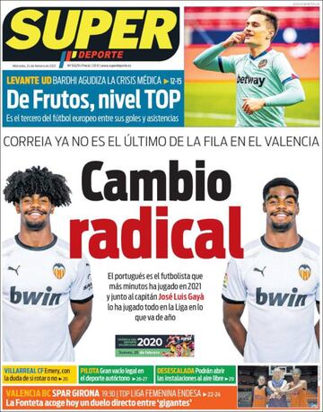 "Tengo a los mejores"... las portadas deportivas de hoy