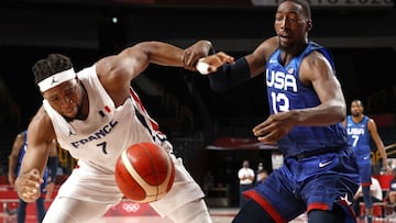 France stunned Team US in the opening round match from Tokyo on Sunday night. Evan Fournier led the way for the french team scoring 28 points.