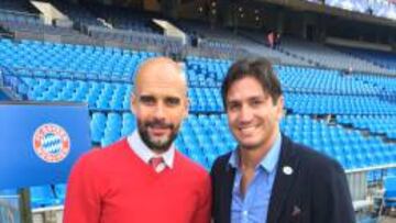 El ex delantero de Pumas presumió una foto con Pep Guardiola