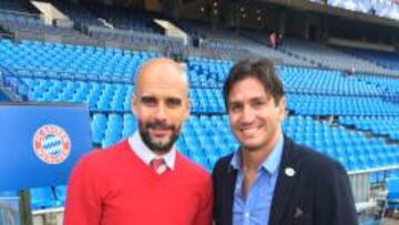 El ex delantero de Pumas presumi&oacute; una foto con Pep Guardiola