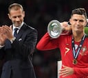 Cristiano Ronaldo y los máximos goleadores de la UEFA Nations League