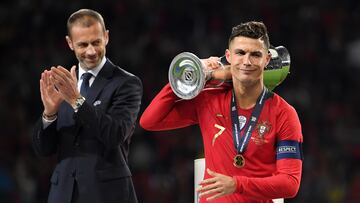 Cristiano Ronaldo y los máximos goleadores de la UEFA Nations League