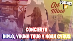 Concierto de Diplo, Young Thug y Noah Cyrus en Fiesta Magistral de Fortnite; así ha sido