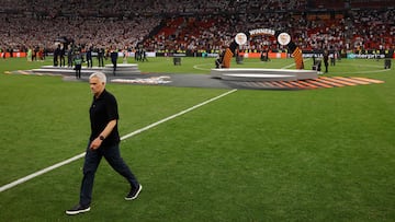 The AS Roma manager wrote to UEFA saying “I felt the obligation to take this decision” after receiving a ban for his actions in the Europa League final.