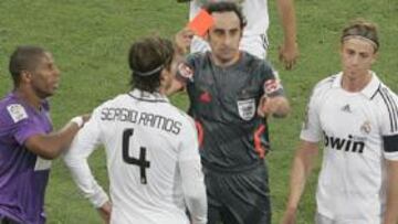 <strong>SANCIÓN.</strong> Sergio Ramos cumplirá en Copa el partido de sanción tras su expulsión ante el Málaga.