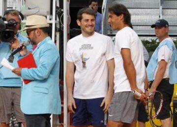 Charity Day, un acto a beneficio de las fundaciones del tenista Rafa Nadal  y el portero del Real Madrid Iker Casillas, que destinarán el dinero a niños desfavorecidos.