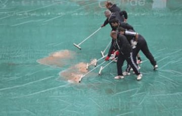 La jornada de Roland Garros aplazada por la lluvia