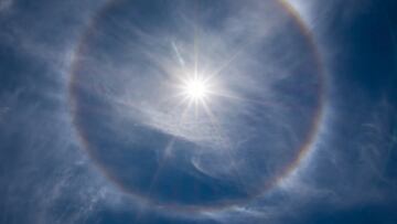 Halo Solar sorprende a habitantes de la CDMX