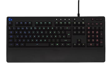 Teclado gaming Logitech G213 Prodigy con iluminación RGB