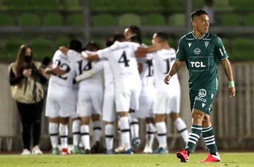 Franz Schultz, en un partido de Santiago Wanderers en el Ascenso 2022 (Crédito: Photosport).