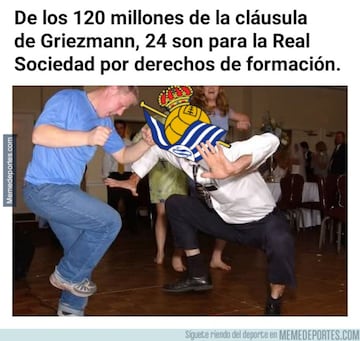 Los memes de la salida de Griezmann del Atleti