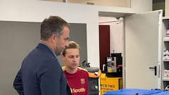 Encuentro exprés Flick-De Jong: el plan puede cambiar