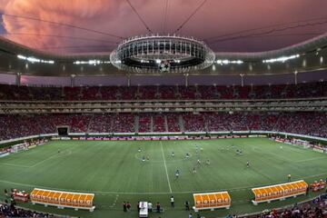 Estadio Chivas, capacidad para 45mil 364 aficionados.