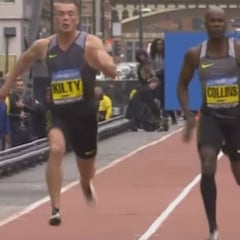 Kim Collins es eterno: bate su tope de 100 a los 40 años (9.93)