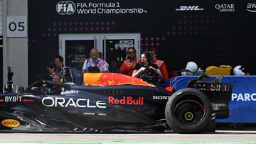 Accidente de Max Verstappen (Red Bull RB20) y Lando Norris (McLaren) en Spielberg, Austria. F1 2024.