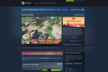 Surviving Mars: canjea tu copia gratis en Steam por tiempo limitado