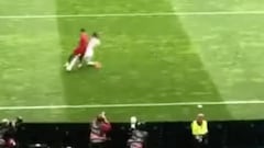 Hacía años que no se le recordaba algo así: vean la rotura de Cristiano a Mbabu