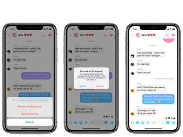 Cómo anular un mensaje de Facebook Messenger ya enviado