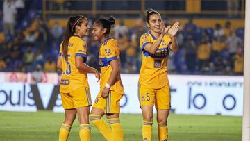  Maria Elizondo celebrates her goal 1-0 of Tigres during the game Tigres UANL vs America, corresponding to Quarterfinal second leg match of the Liga BBVA MX Femenil Clausura Guard1anes 2021, at Universitario Stadium, on May 10, 2021.
 
 &lt;br&gt;&lt;br&gt;
 
 Maria Elizondo celebra su gol 1-0 de Tigres durante el partido Tigres UANL vs America, correspondiente al partido de vuelta de Cuartos de Final de la Liga BBVA MX Femenil Clausura Guard1anes 2021, en el Estadio Universitario, el 10 de mayo de 2021.