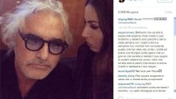 La esposa de Briatore compartió su foto en Instagram.