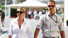 Corinna y Michael Schumacher.