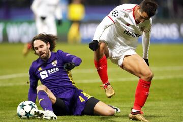 Ben Yedder con Marko Suler.
