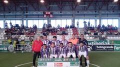 La plantilla del Valladolid que se ha clasificado para las semifinales de la Liga Fertiberia de F&uacute;tbol Indoor.