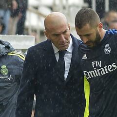 Benzema tiene difícil llegar al City: lesión del bíceps femoral