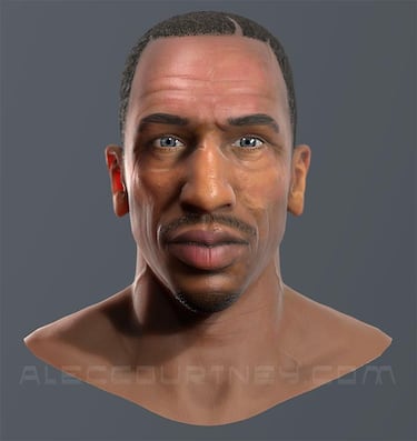 Un mod envejece a Carl Johnson en GTA V para PC