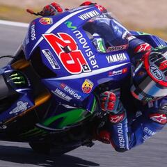 Apretado duelo entre Maverick y Márquez en el test de Jerez